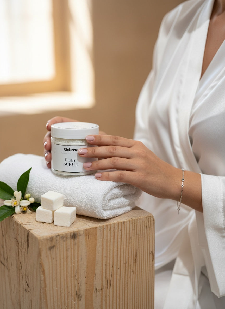 Body Scrub Musc Blanc